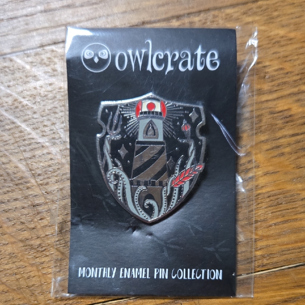 Owlcrate Storms And Seas  Enamel Pin